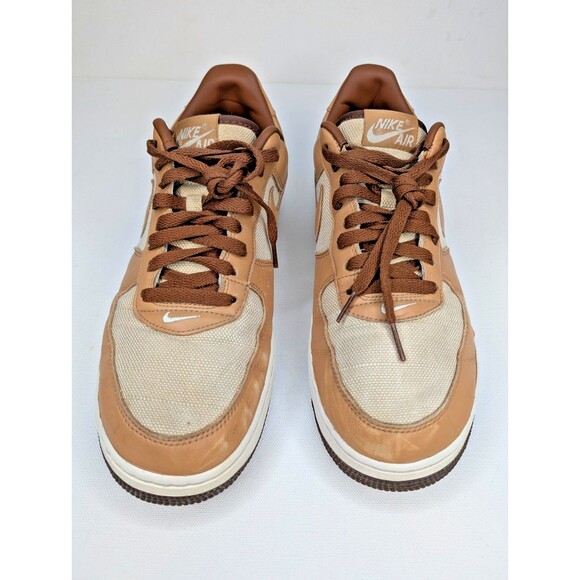 Nike Mens Air Force 1 Low Acorn Sneakers Sz 11.5 Running Basketball DJ6395-100 - Picture 2 of 9
